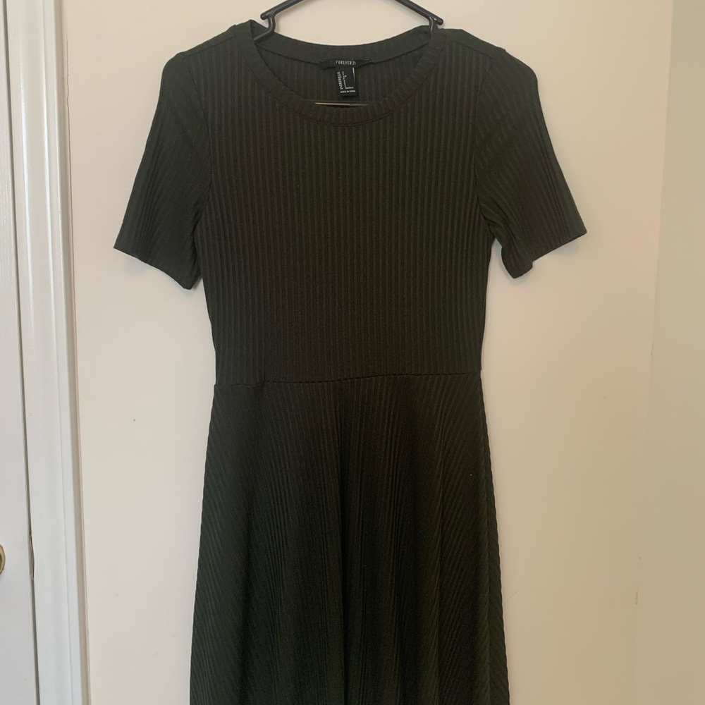 Forever21 Green Mini Dress Small